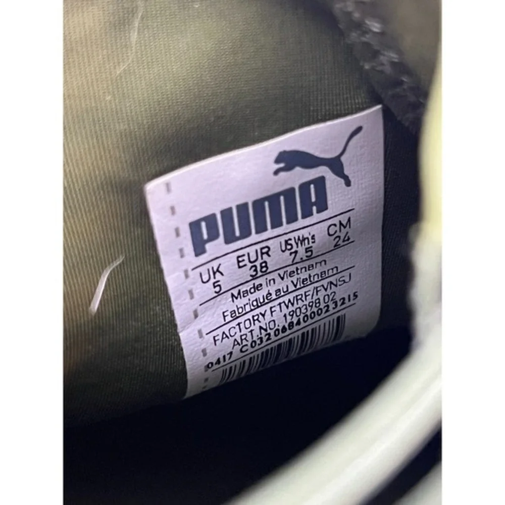 Fenty by Rihanna Puma Womens X Trainer Green Running Shoes Sneakers Size 7.5